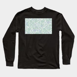 Blue-green confetti Long Sleeve T-Shirt